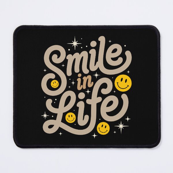 Item preview, Smile in Life Retro Positive Typography Design designed and sold by TipTop GFX.