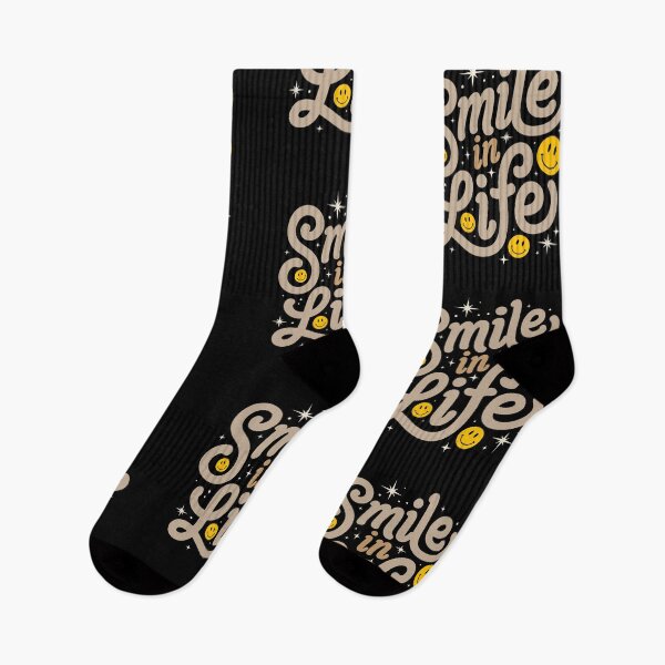 Item preview, Smile in Life Retro Positive Typography Design designed and sold by TipTop GFX.