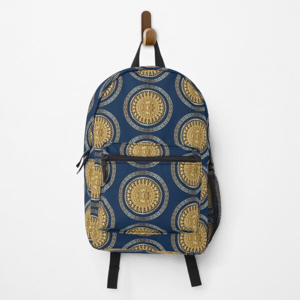 Item preview, Golden Mandala Medallion | Elegant Geometric Ornament designed and sold by Rawafi Art Studio.