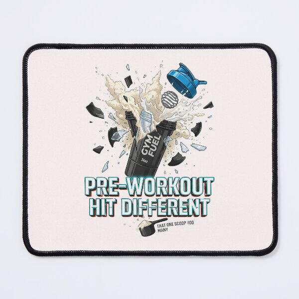 Item preview, Pre Workout Hit Different Funny Gym Energy designed and sold by pradeepvisuals.