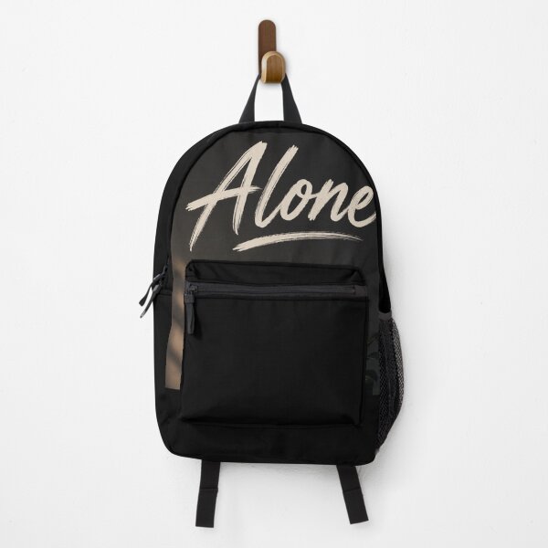 Item preview, ALONE – Finding Peace in Silence | Self Discovery Quote designed and sold by NovaInfinityStudio.