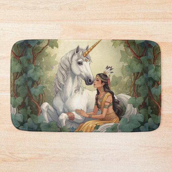 Item preview, Indian Princess Saraswati With A Unicorn designed and sold by jessypaul027.