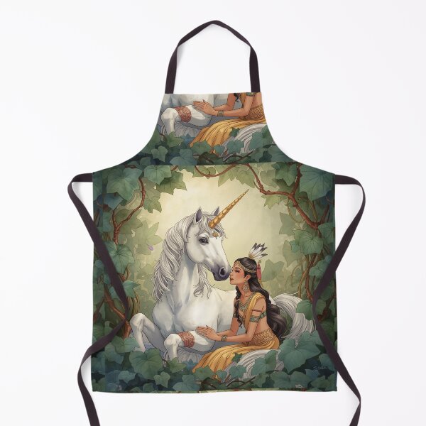 Item preview, Indian Princess Saraswati With A Unicorn designed and sold by jessypaul027.