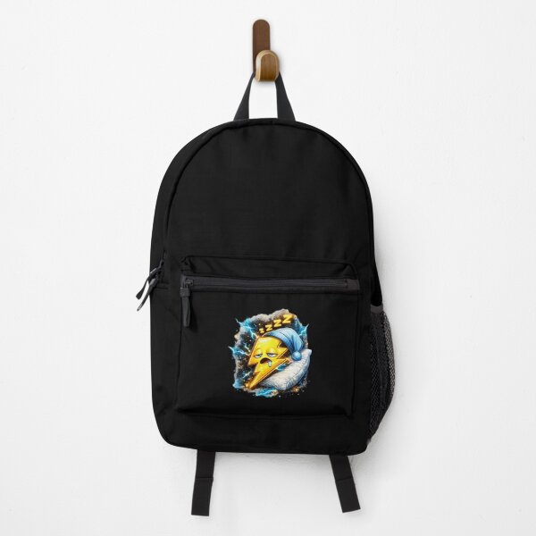 Item preview, Sleepy Lightning Bolt Cartoon Sticker | Cute 3D Tired Electric Character designed and sold by Timeless Junction.
