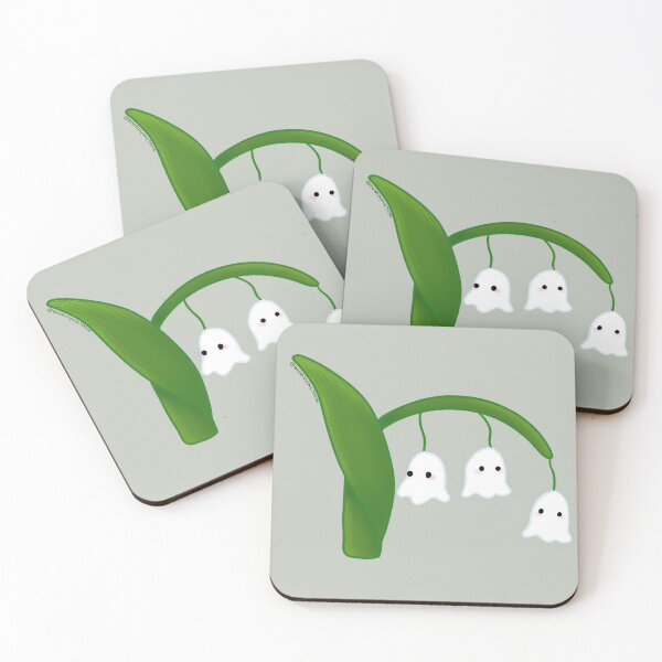 Item preview, Snowdrop Ghosts (Spookdrops) designed and sold by BookWyrmsTrove.