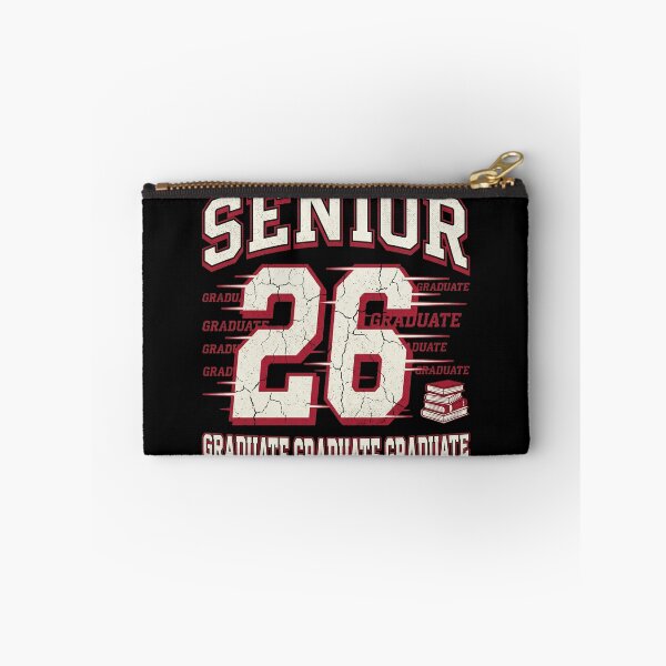 Item preview, Senior 26 Collegiate Graduation Distressed Typography designed and sold by TeNovaStudio.