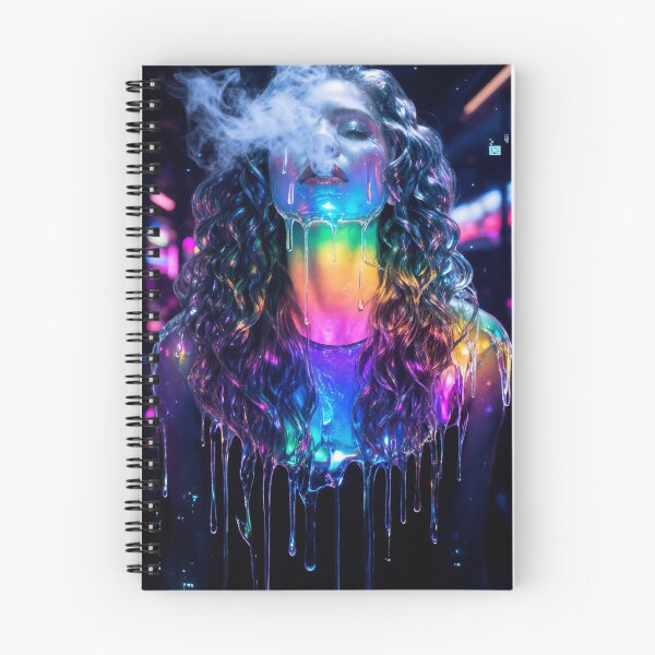 Item preview, Neon Melting Smoke Rue Portrait - Euphoria Aesthetic  designed and sold by y2kponyclub.