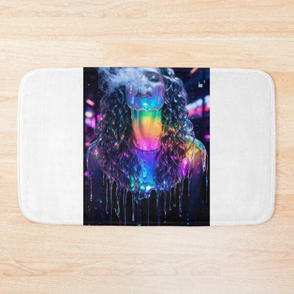 Item preview, Neon Melting Smoke Rue Portrait - Euphoria Aesthetic  designed and sold by y2kponyclub.