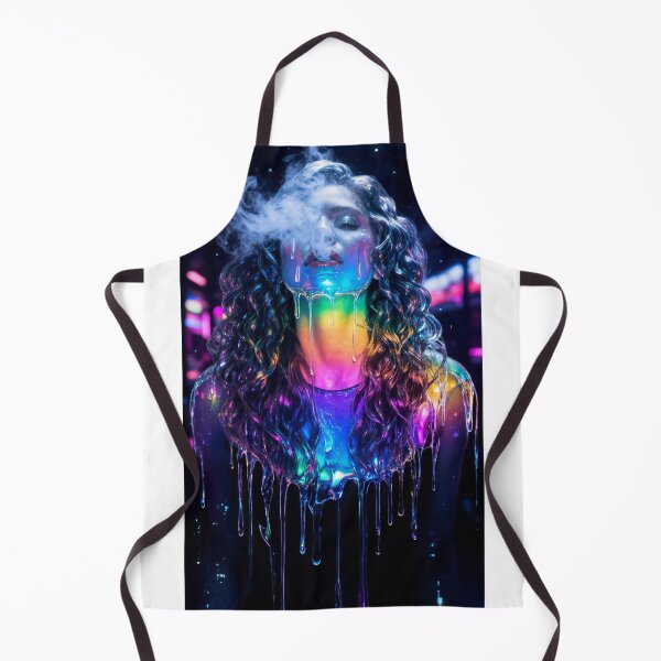 Item preview, Neon Melting Smoke Rue Portrait - Euphoria Aesthetic designed and sold by y2kponyclub.