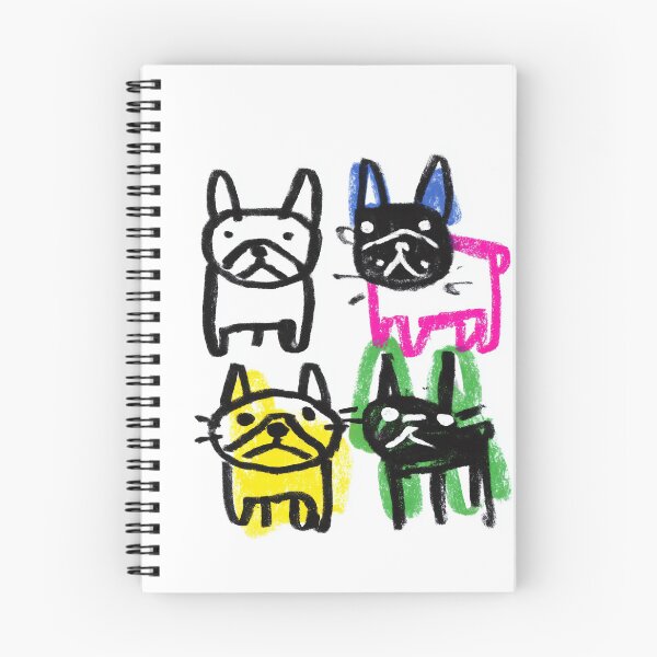 Item preview, Cartoon French bulldogs designed and sold by lautir.