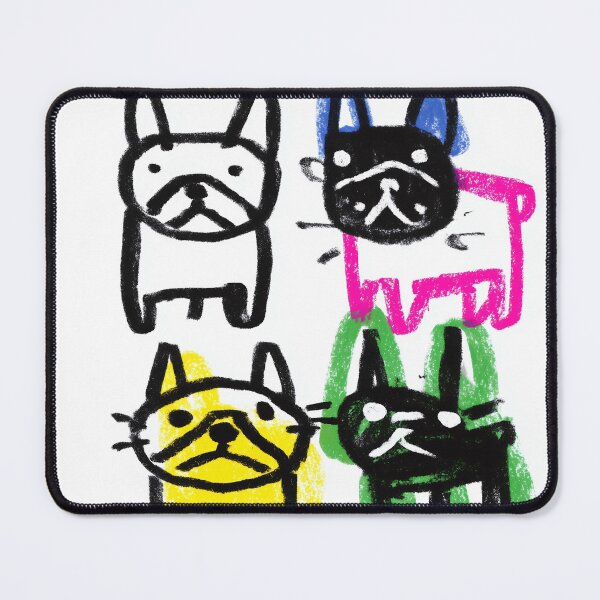 Item preview, Cartoon French bulldogs designed and sold by lautir.