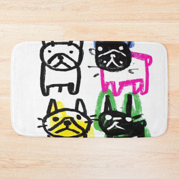 Item preview, Cartoon French bulldogs designed and sold by lautir.