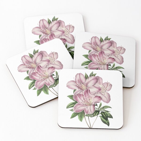 Artikelvorschau, Ästhetische Illustration von rosa Vintage-Blumen entworfen und verkauft von LunaVales.