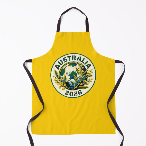 Item preview, Vintage Australia 2026 Soccer Golden Wattle Badge designed and sold by Imaginationbeyond.