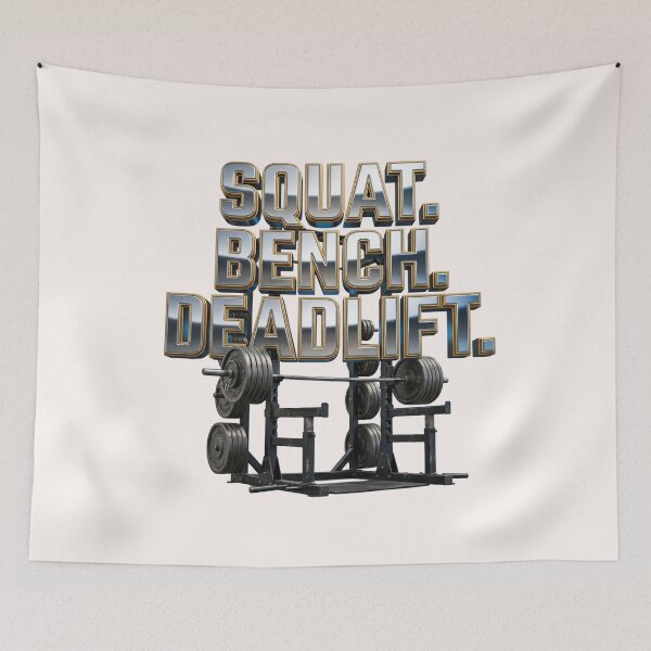 Item preview, Squat Bench Deadlift Traditional Powerlifting designed and sold by pradeepvisuals.