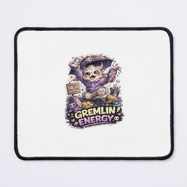 Item preview, Gremlin Energy – Cute Chaos Monster Sticker designed and sold by Wander Pop Studio.