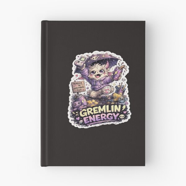 Item preview, Gremlin Energy – Cute Chaos Monster Sticker designed and sold by Wander Pop Studio.