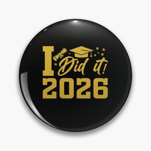 Item preview, I Did It Class of 2026 Graduation Gold Aesthetic Senior Gift designed and sold by haitrieuic96.
