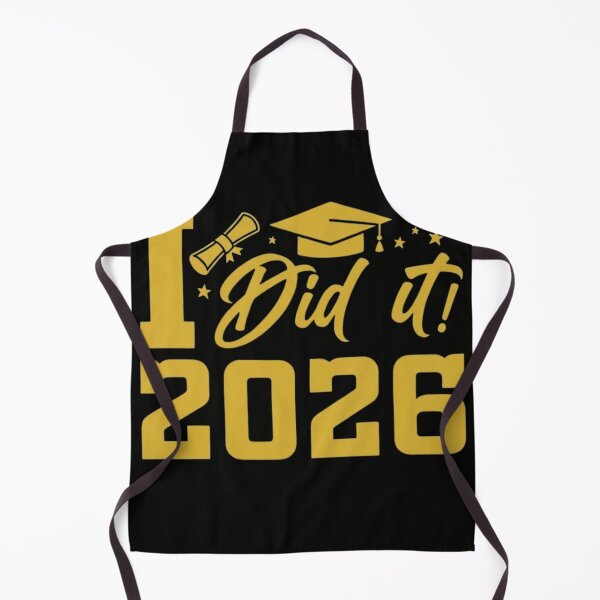 Item preview, I Did It Class of 2026 Graduation Gold Aesthetic Senior Gift designed and sold by haitrieuic96.