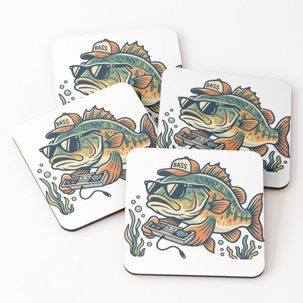 Item preview, Retro Gamer Bass Fishing Funny Fish Controller designed and sold by TeNovaStudio ⭐⭐⭐⭐⭐.