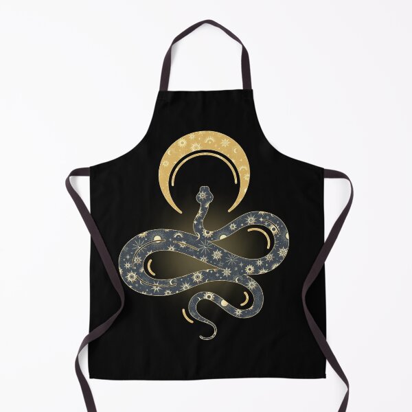 Item preview, Mystic Celestial Snake & Crescent Moon Graphic Tee designed and sold by QuirkyCloud Designs.