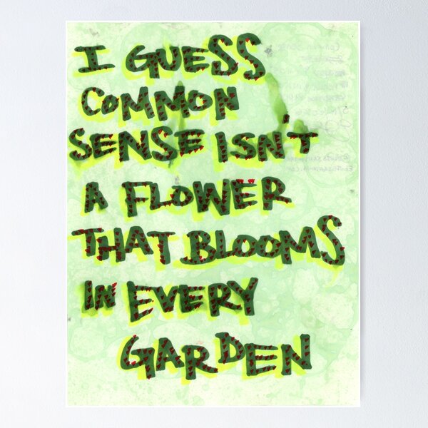 Item preview, Common Sense designed and sold by ElvisSantanaArt.