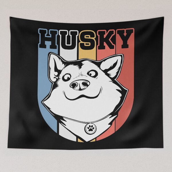 Item preview, Siberian Husky Dog Smiling designed and sold by Dan Dee.