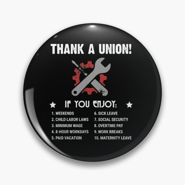 Item preview, Thank A Union Labor Rights Vintage Industrial Design designed and sold by haitrieuic96.