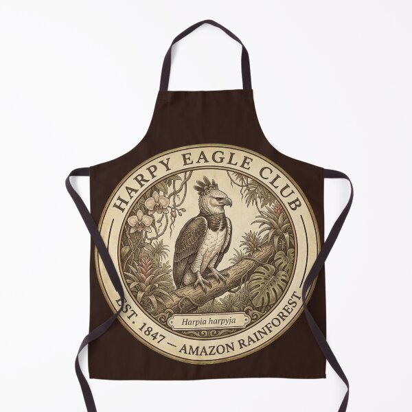 Item preview, Harpy Eagle Apex Predator Club Vintage Badge Amazon designed and sold by CalmCapy Co.