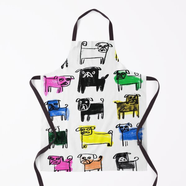 Item preview, Cartoon Pug dogs designed and sold by lautir.