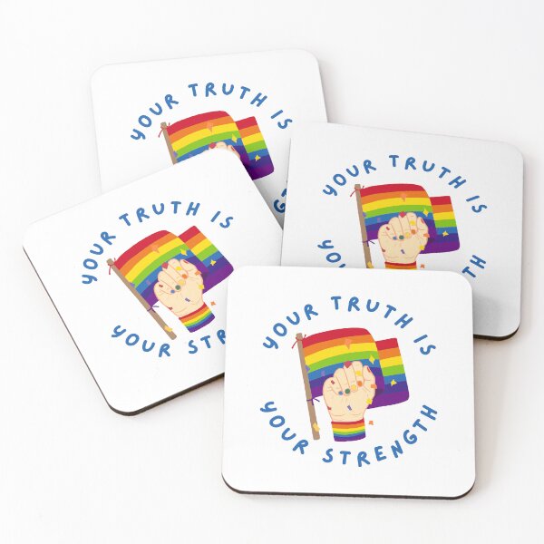 Item preview, Your Truth is your Strength Happy Pride Month Celebration 2026 rainbow LGBTQIA  designed and sold by Smuchie.