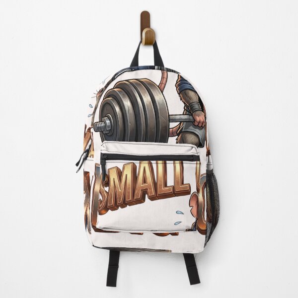 Item preview, Small Creature Big Gains Funny Gym Rat designed and sold by pradeepvisuals.