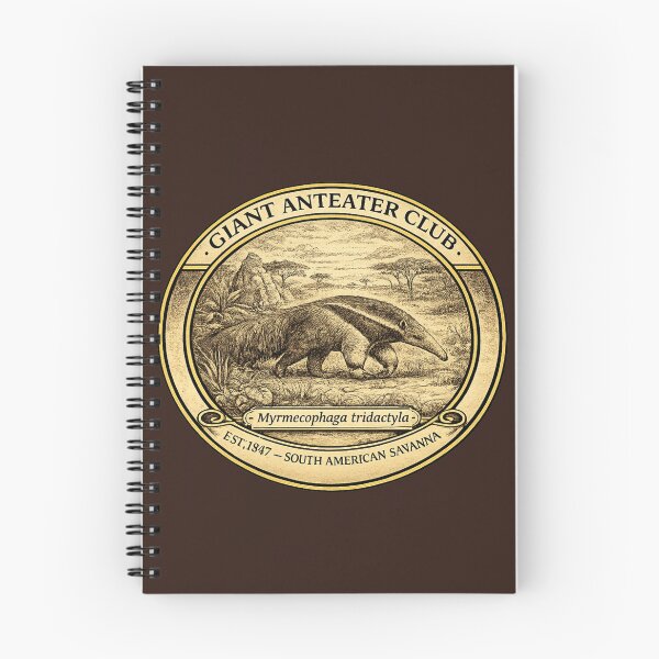 Item preview, Giant Anteater Club Amazon Savanna Vintage Badge designed and sold by CalmCapy Co.