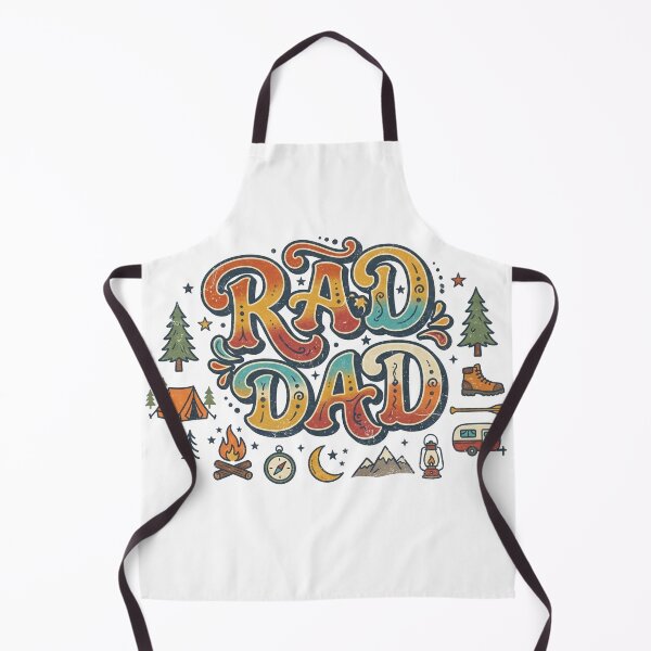 Item preview, Retro Groovy Rad Dad Camping Outdoor Adventure designed and sold by TeNovaStudio.