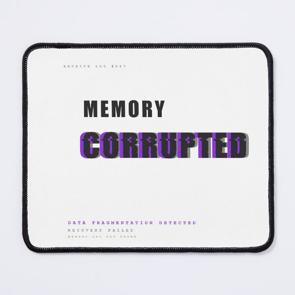 Item preview, Memory Corrupted | Cyberpunk Glitch Typography designed and sold by HeartAndArtShop.