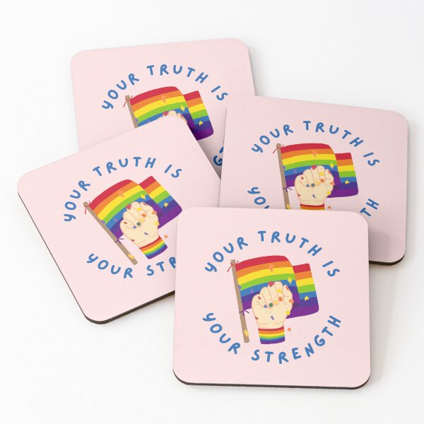 Item preview, Your Truth is your Strength Happy Pride Month Celebration 2026 rainbow LGBTQIA  designed and sold by Smuchie.