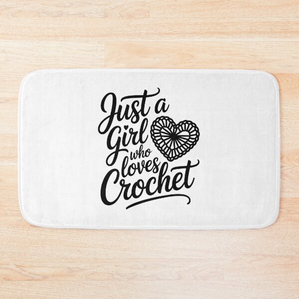 Item preview, Just a girl who loves crochet designed and sold by jkrphoto.