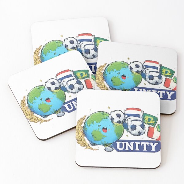 Item preview, Football Unity Around the World Sticker | Global Soccer Community Design | Cute Earth Football Art | International Football Fans United designed and sold by myteesmypassion.