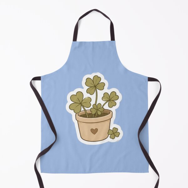Item preview, Wholesome Potted Clover Sticker designed and sold by PrintByte.