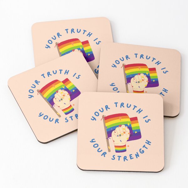 Item preview, Your Truth is your Strength Happy Pride Month Celebration 2026 rainbow LGBTQIA  designed and sold by Smuchie.