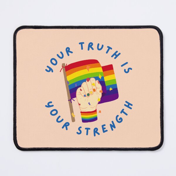 Item preview, Your Truth is your Strength Happy Pride Month Celebration 2026 rainbow LGBTQIA designed and sold by Smuchie.