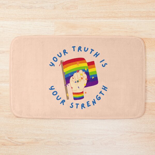 Item preview, Your Truth is your Strength Happy Pride Month Celebration 2026 rainbow LGBTQIA  designed and sold by Smuchie.