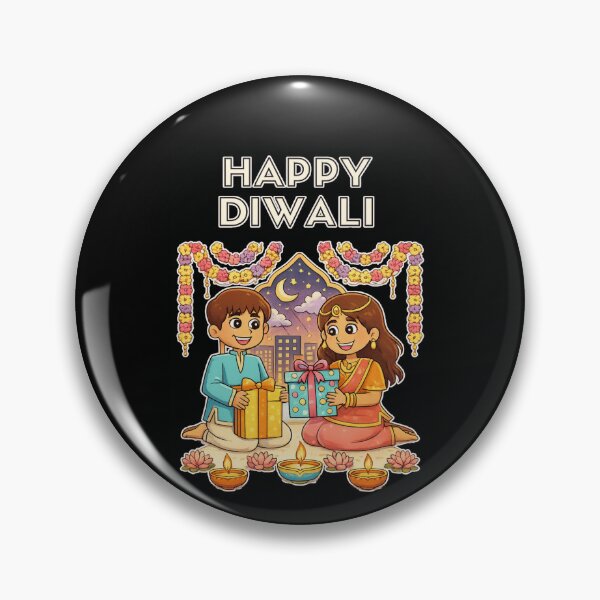 Item preview, Happy Diwali 2026 - Festival of Lights Kids Gift designed and sold by Cust-tshirts.