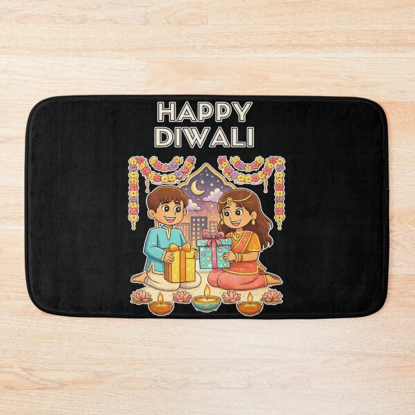 Item preview, Happy Diwali 2026 - Festival of Lights Kids Gift designed and sold by Cust-tshirts.