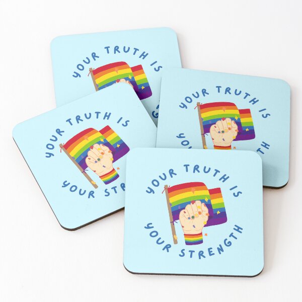 Item preview, Your Truth is your Strength Happy Pride Month Celebration 2026 rainbow LGBTQIA  designed and sold by Smuchie.