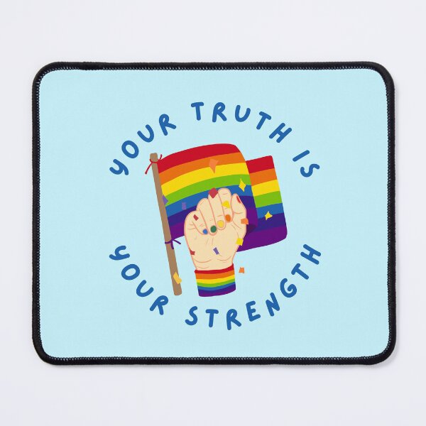 Item preview, Your Truth is your Strength Happy Pride Month Celebration 2026 rainbow LGBTQIA designed and sold by Smuchie.