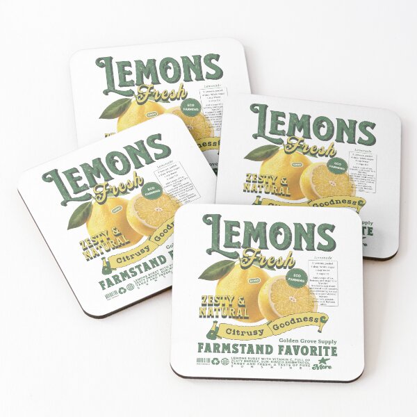 Item preview, Lemons Fresh Farmstand Favorite Vintage Citrus Market designed and sold by alidiaa.