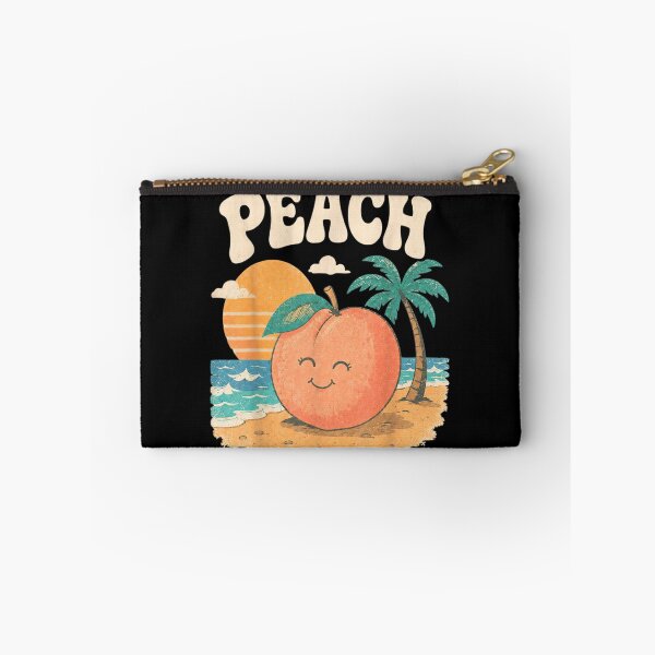 Item preview, Cute Retro Peach On The Beach Tropical Summer Vacation Aesthetic Illustration designed and sold by WilliaMaler.