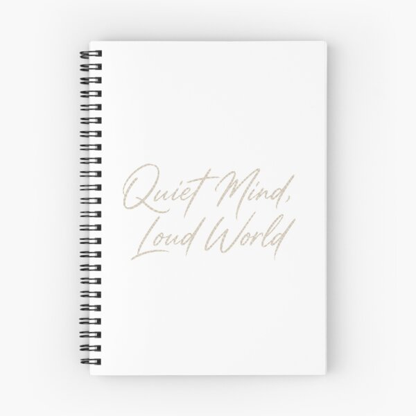 Item preview, Quiet Mind, Loud World designed and sold by SarelouShop.