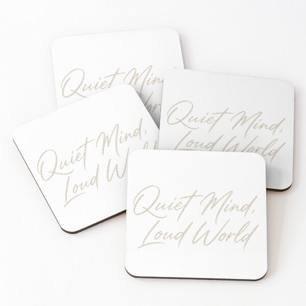 Item preview, Quiet Mind, Loud World designed and sold by SarelouShop.